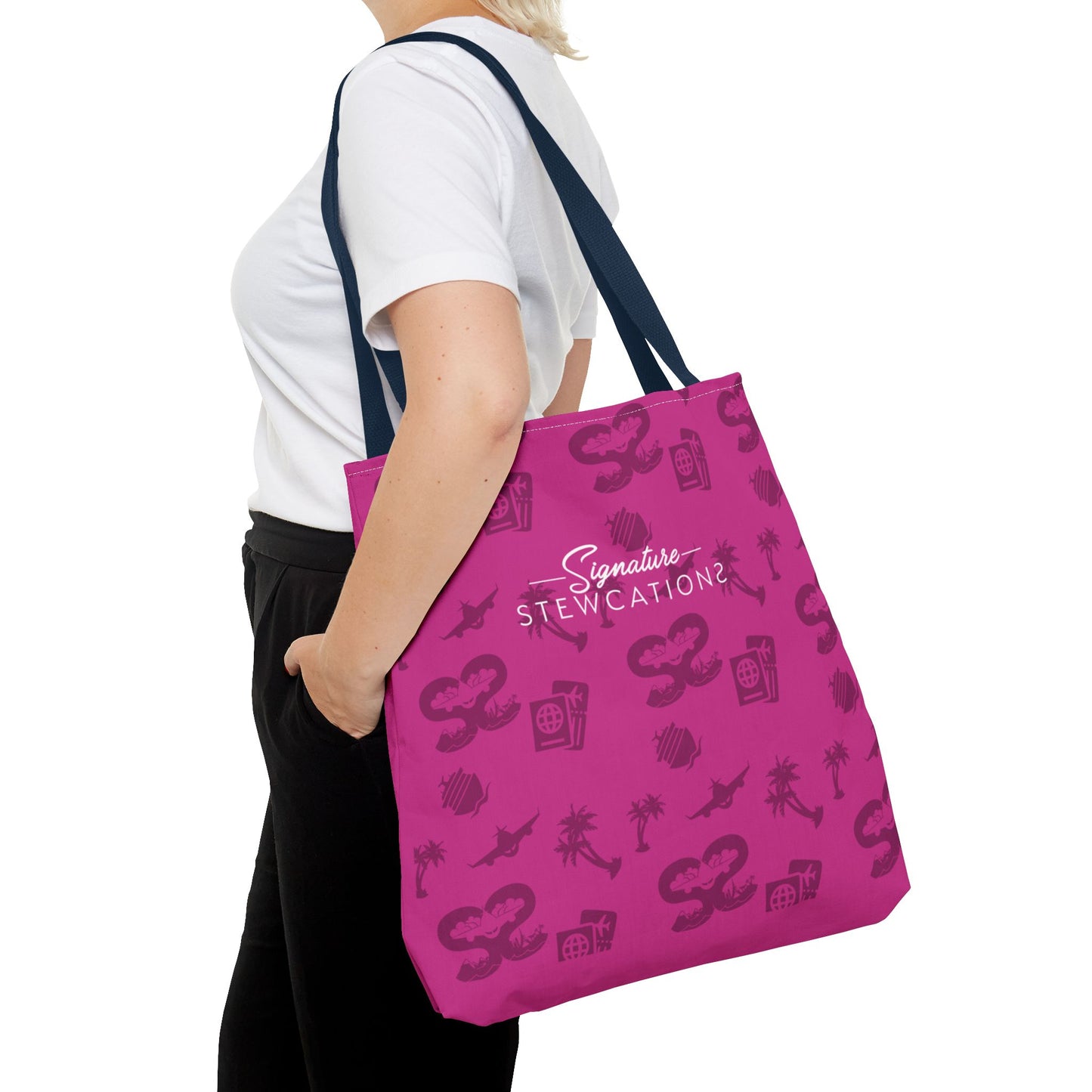 Signature Carryall Tote Bag- Pink
