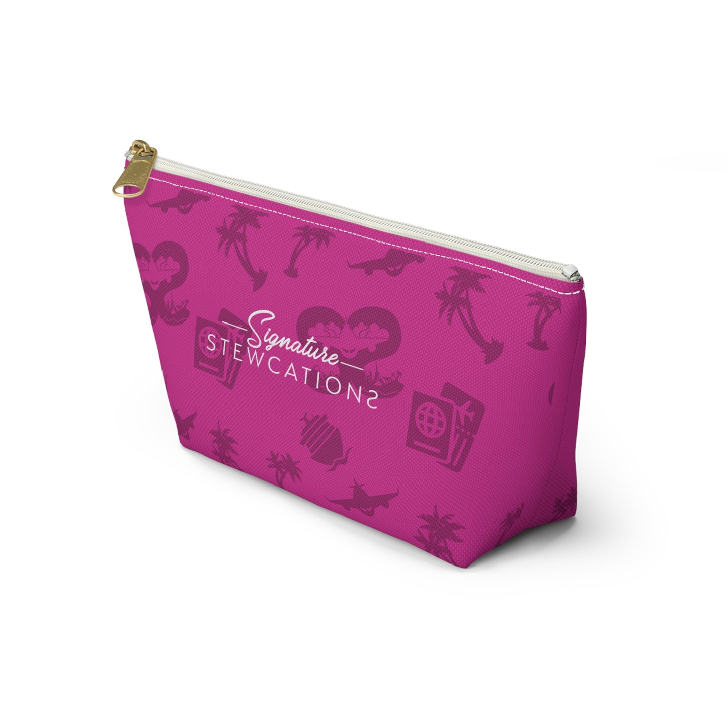 Medium Signature Pouch- Pink