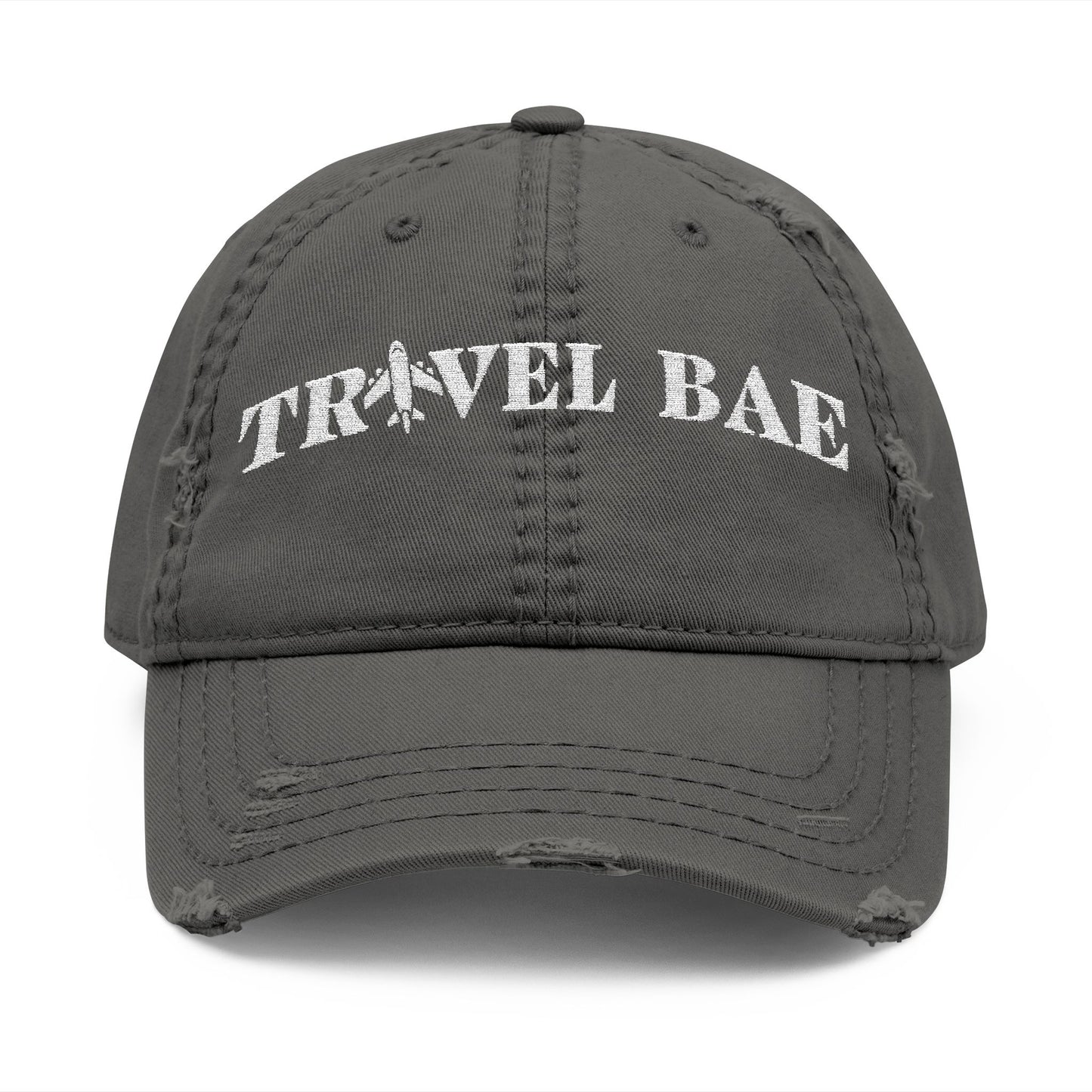 Distressed Travel Bae Hat