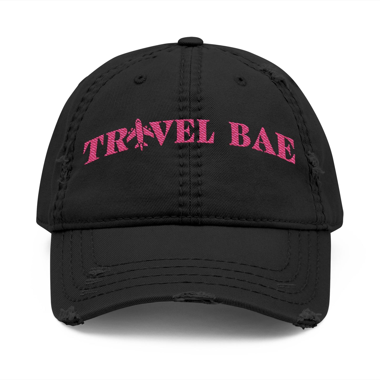 Distressed Travel Bae Hat
