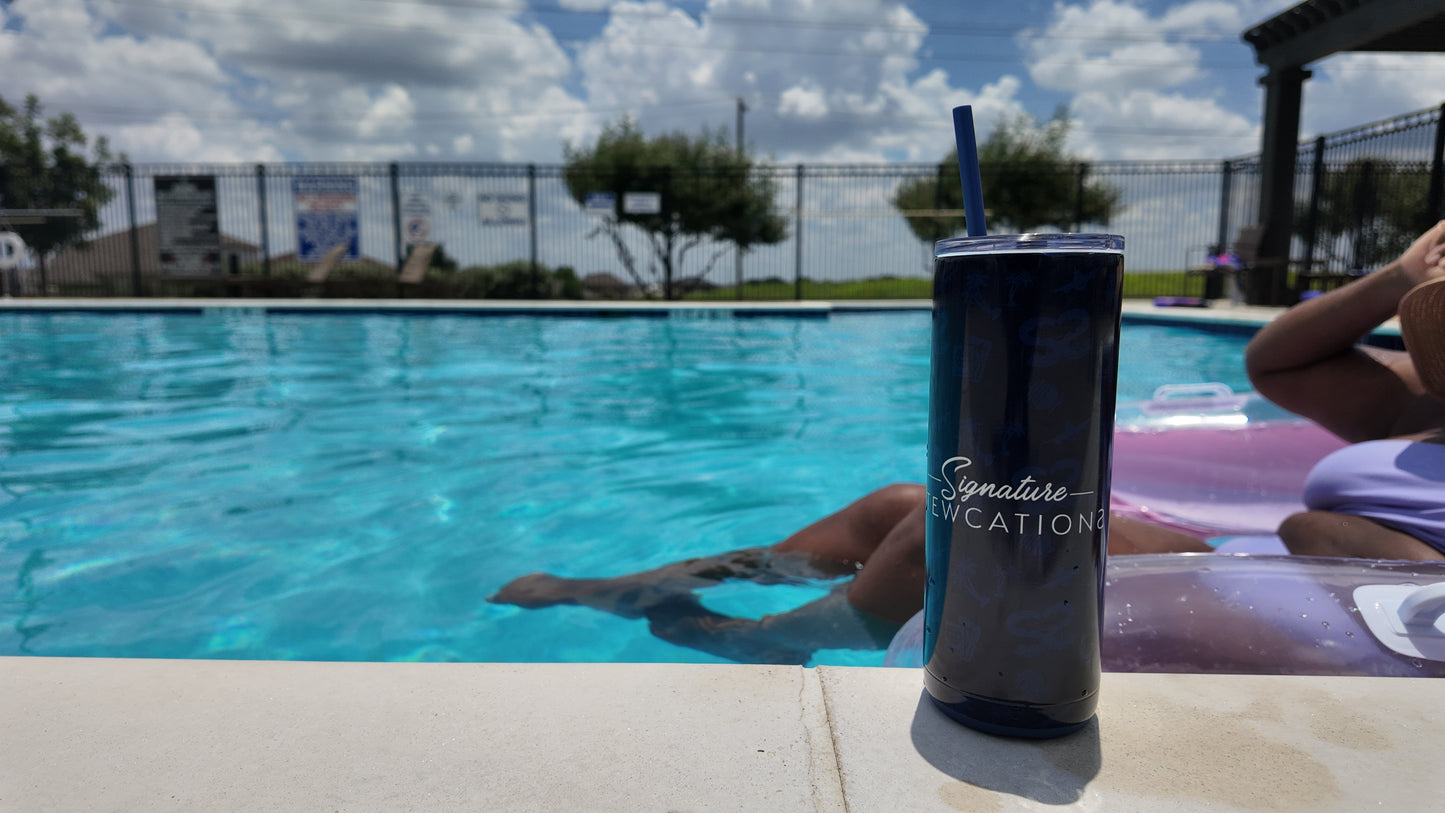 Signature Tumber- Blue