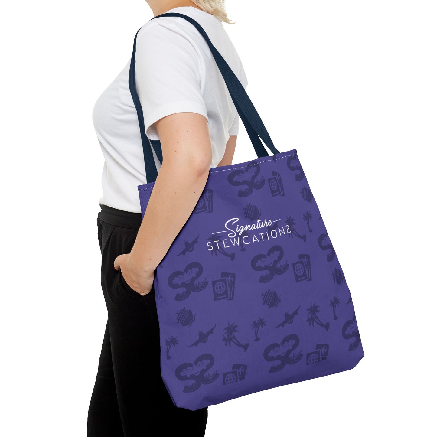 Signature Carryall Tote Bag- Purple