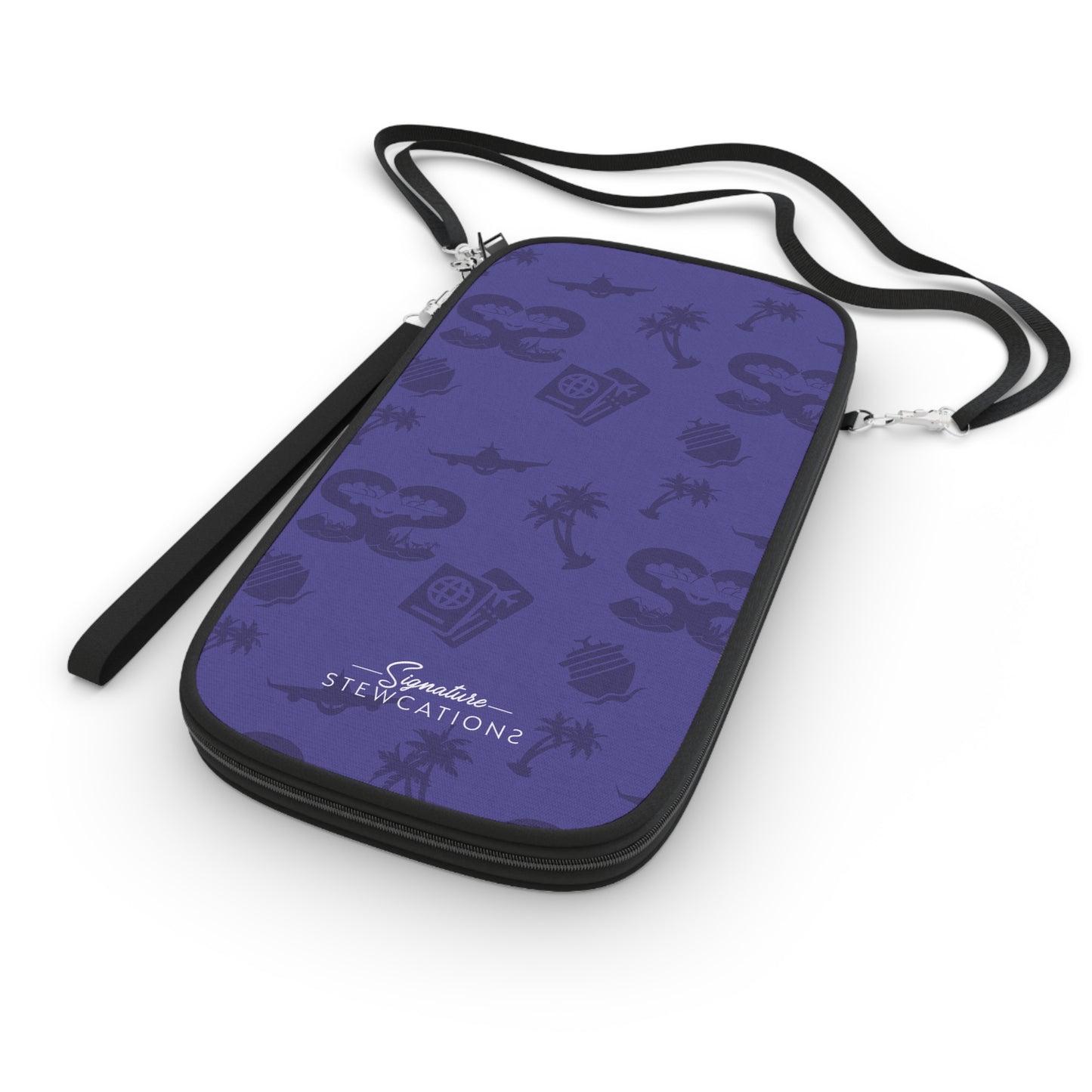 Signature Passport Wallet- Purple