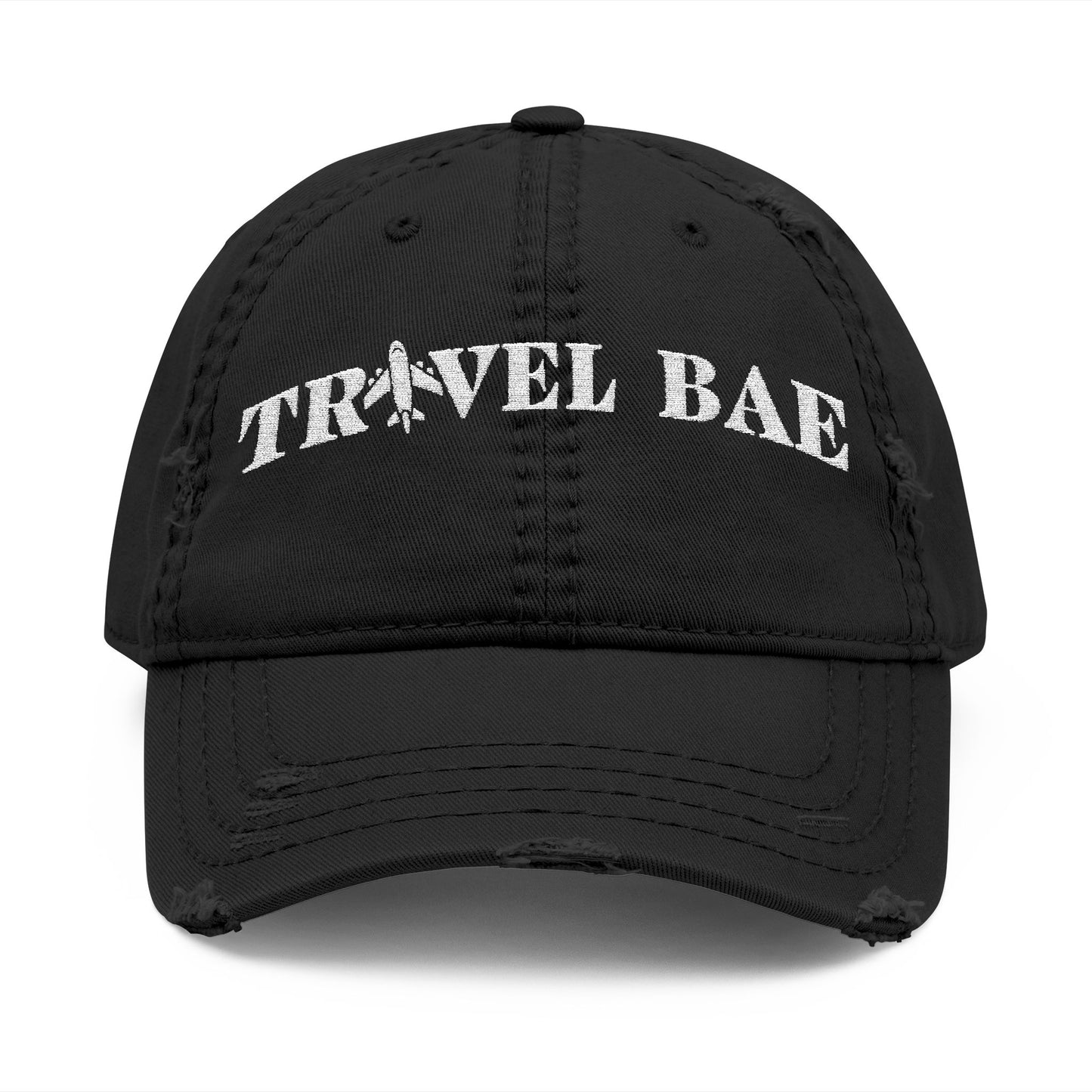 Distressed Travel Bae Hat
