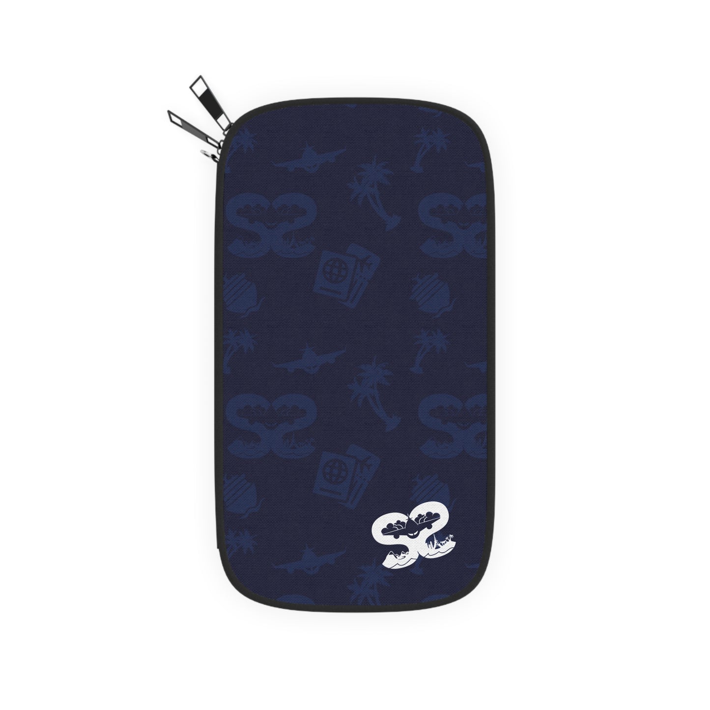 Signature Passport Wallet-Blue