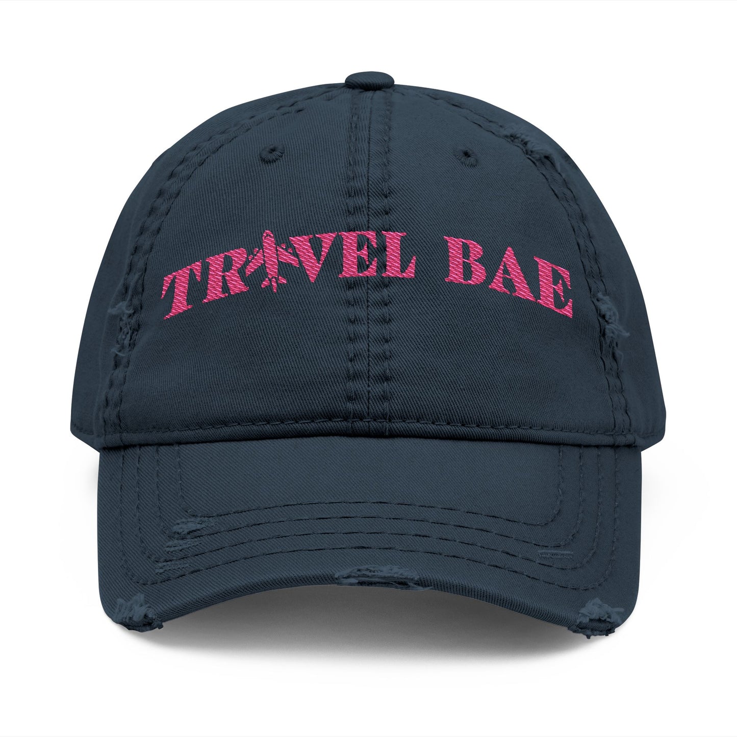 Distressed Travel Bae Hat