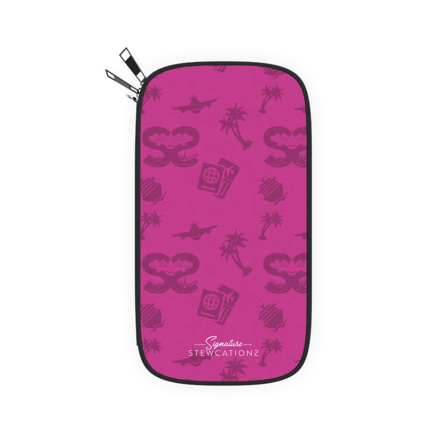 Signature Passport Wallet- Pink
