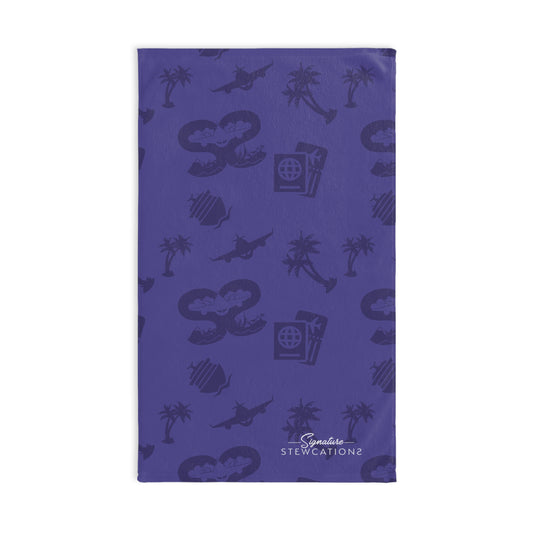 Signature Hand Towel- Purple